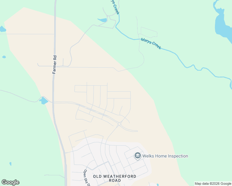 map of restaurants, bars, coffee shops, grocery stores, and more near Unnamed Road in Weatherford