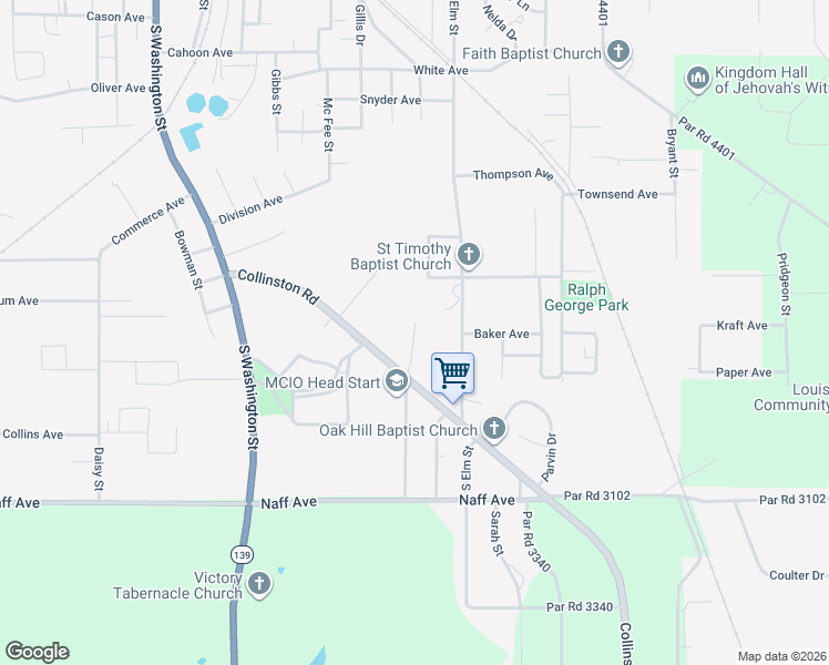 map of restaurants, bars, coffee shops, grocery stores, and more near 1800-1898 Hampton St in Bastrop