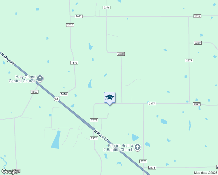 map of restaurants, bars, coffee shops, grocery stores, and more near 600-616 County Road 2378 in Alba