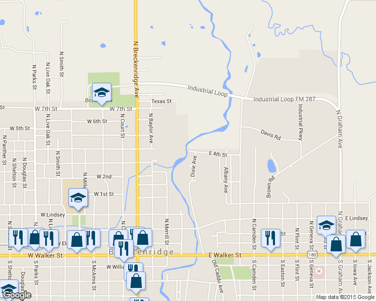 map of restaurants, bars, coffee shops, grocery stores, and more near 400 East 4th Street in Breckenridge