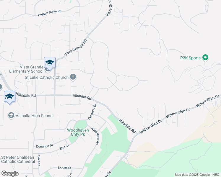 map of restaurants, bars, coffee shops, grocery stores, and more near 1903 Wisteria Court in El Cajon