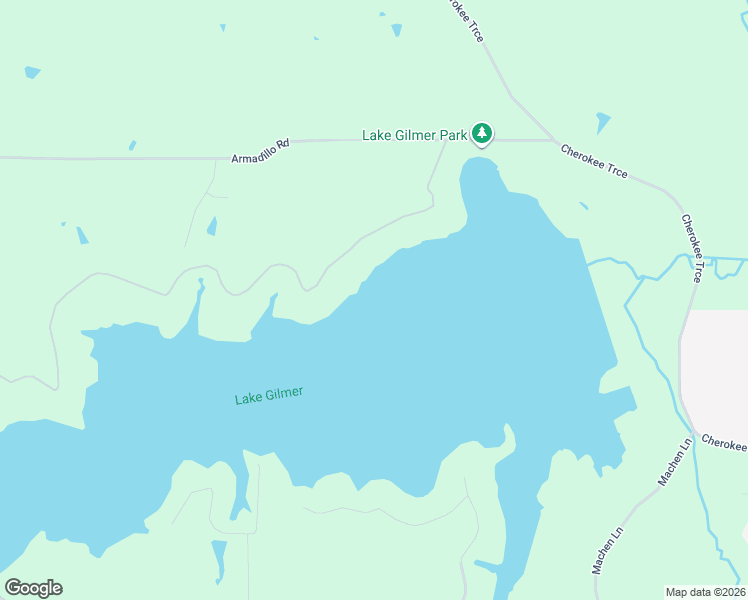 map of restaurants, bars, coffee shops, grocery stores, and more near 2900 Armadillo Road in Gilmer