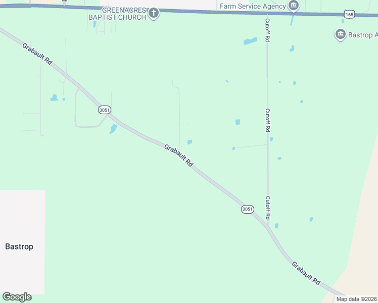 map of restaurants, bars, coffee shops, grocery stores, and more near 7223 Grabault Road in Bastrop