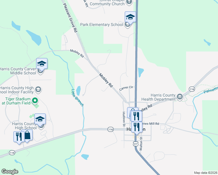 map of restaurants, bars, coffee shops, grocery stores, and more near 187 Mountain View Drive in Hamilton