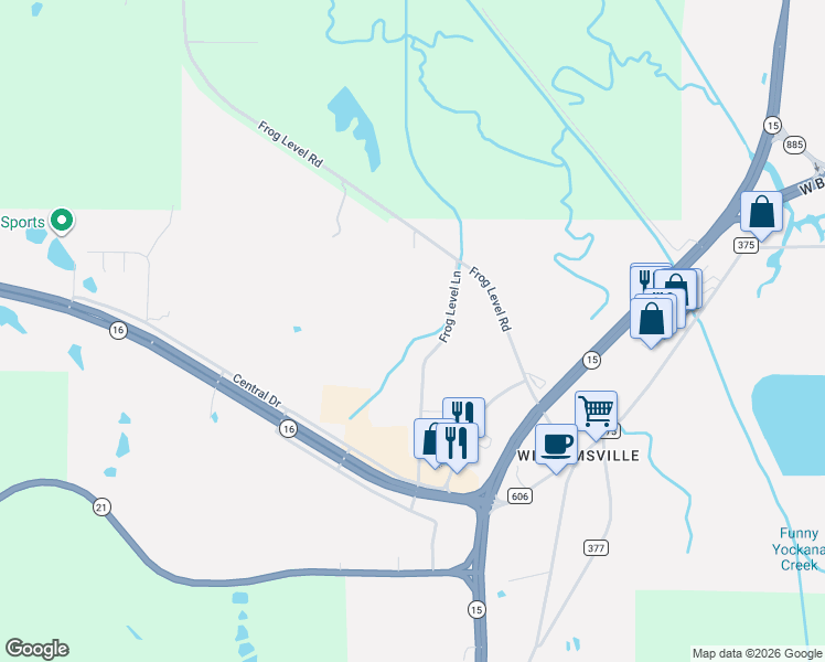 map of restaurants, bars, coffee shops, grocery stores, and more near 1105 Central Drive in Philadelphia