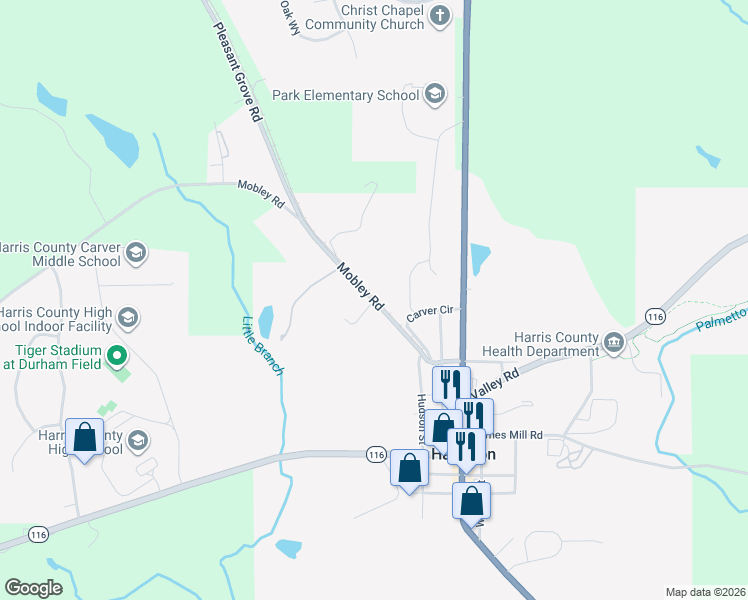 map of restaurants, bars, coffee shops, grocery stores, and more near 187 Mountain View Drive in Hamilton