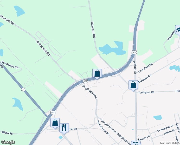 map of restaurants, bars, coffee shops, grocery stores, and more near in Sylvania