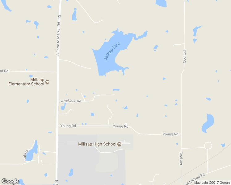 map of restaurants, bars, coffee shops, grocery stores, and more near 419 Wood River Road in Millsap