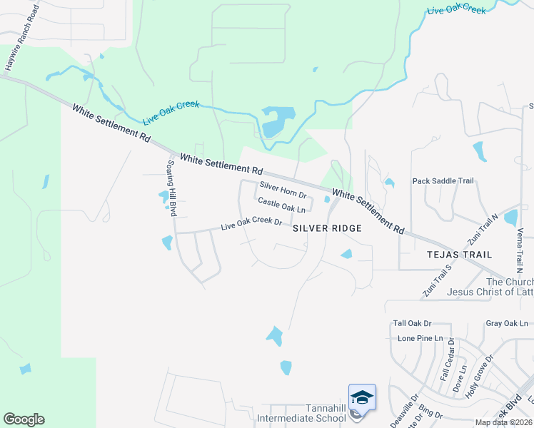 map of restaurants, bars, coffee shops, grocery stores, and more near 11100 Live Oak Creek Drive in Fort Worth