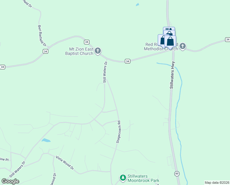 map of restaurants, bars, coffee shops, grocery stores, and more near 141 Stagecoach Road in Dadeville