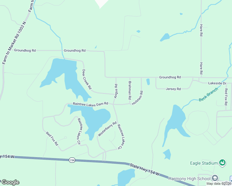 map of restaurants, bars, coffee shops, grocery stores, and more near 188 Angus Road in Big Sandy