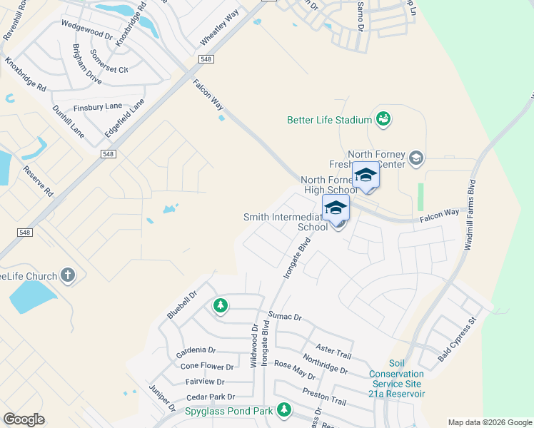 map of restaurants, bars, coffee shops, grocery stores, and more near in Heath