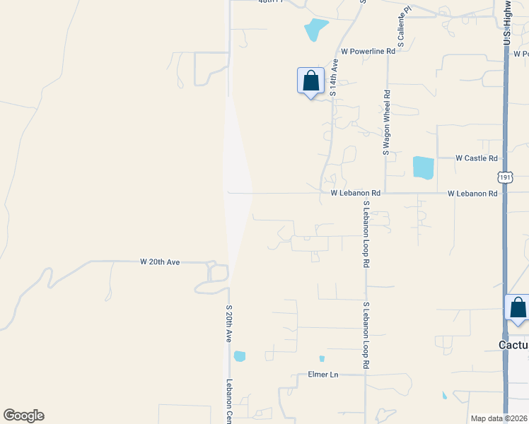 map of restaurants, bars, coffee shops, grocery stores, and more near 1852 Ann's Ranch Road in Safford