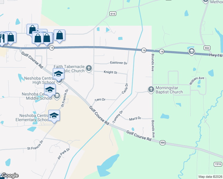 map of restaurants, bars, coffee shops, grocery stores, and more near 69 Shirley Drive in Philadelphia