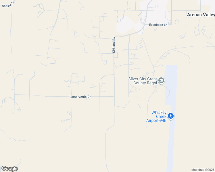 map of restaurants, bars, coffee shops, grocery stores, and more near 50 Kirkland Road in Silver City