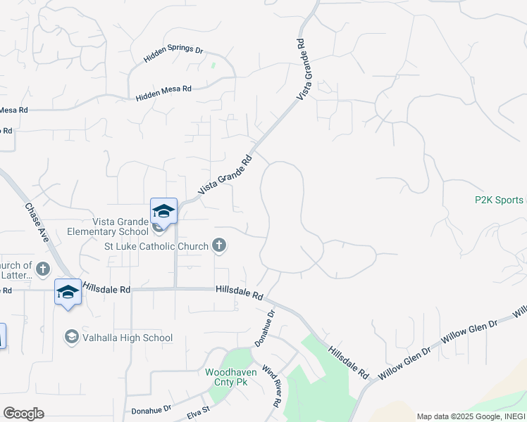 map of restaurants, bars, coffee shops, grocery stores, and more near 1720 Monarch Ridge Circle in El Cajon