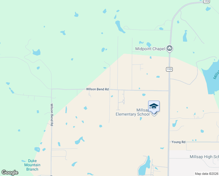 map of restaurants, bars, coffee shops, grocery stores, and more near in Millsap