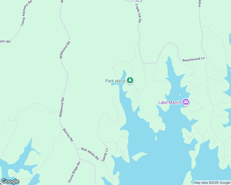 map of restaurants, bars, coffee shops, grocery stores, and more near Sandy Run in Dadeville