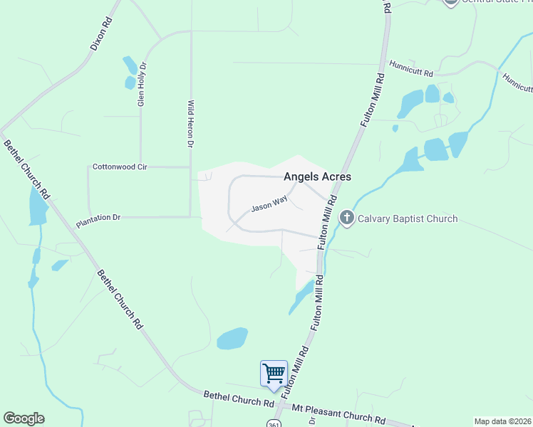 map of restaurants, bars, coffee shops, grocery stores, and more near 210 Jason Way in Macon