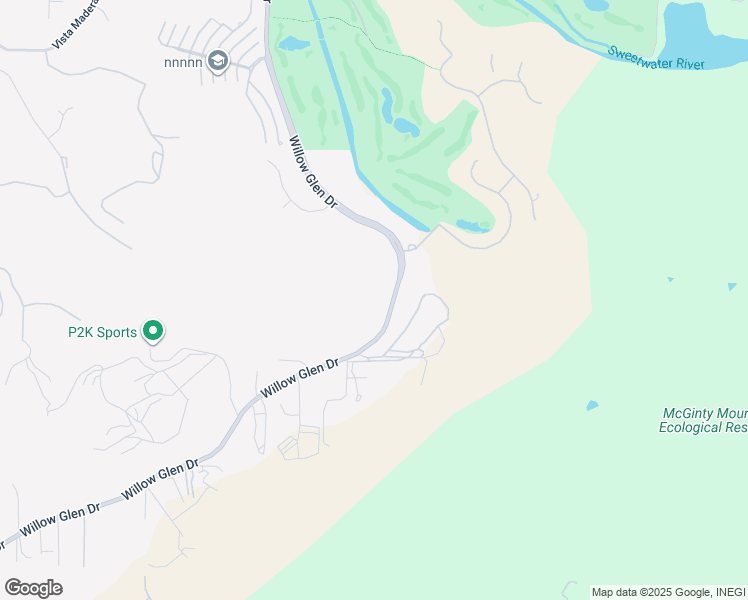 map of restaurants, bars, coffee shops, grocery stores, and more near Willow Glen Drive in El Cajon