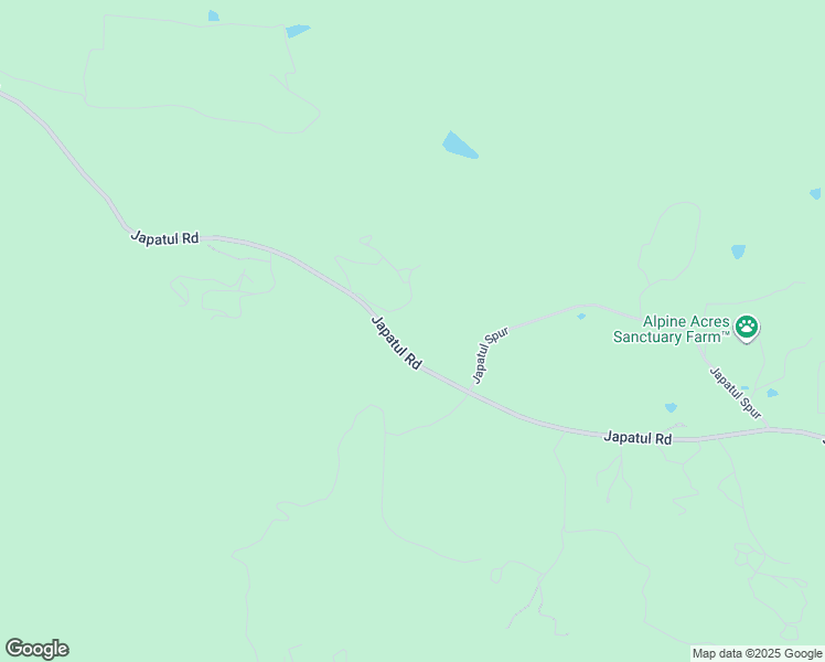 map of restaurants, bars, coffee shops, grocery stores, and more near 21240 Japatul Road in Alpine