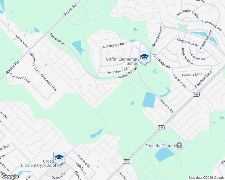 map of restaurants, bars, coffee shops, grocery stores, and more near 2204 Oldham Street in Forney