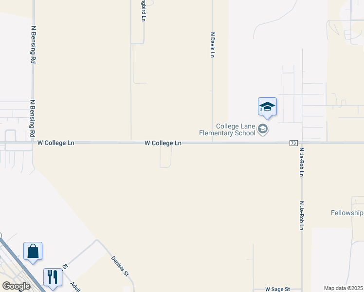 map of restaurants, bars, coffee shops, grocery stores, and more near 2403 West College Lane in Hobbs