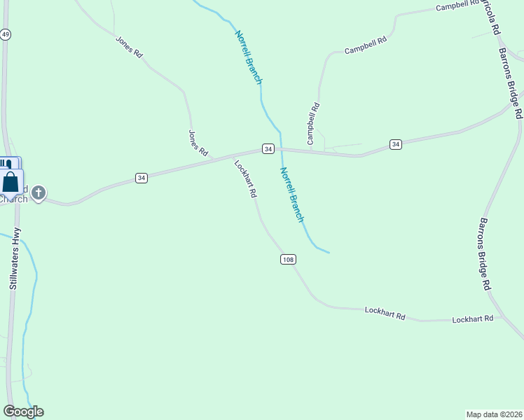 map of restaurants, bars, coffee shops, grocery stores, and more near 1062 Lockhart Road in Dadeville