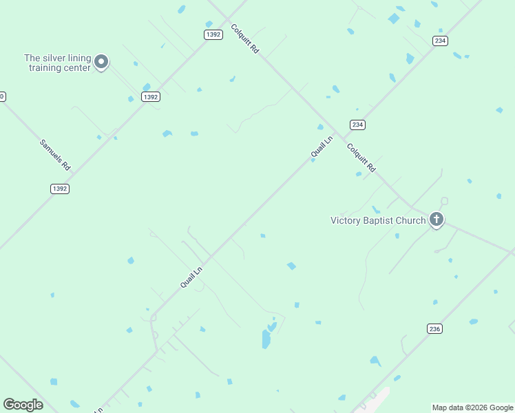 map of restaurants, bars, coffee shops, grocery stores, and more near 14776 County Road 235 in Terrell