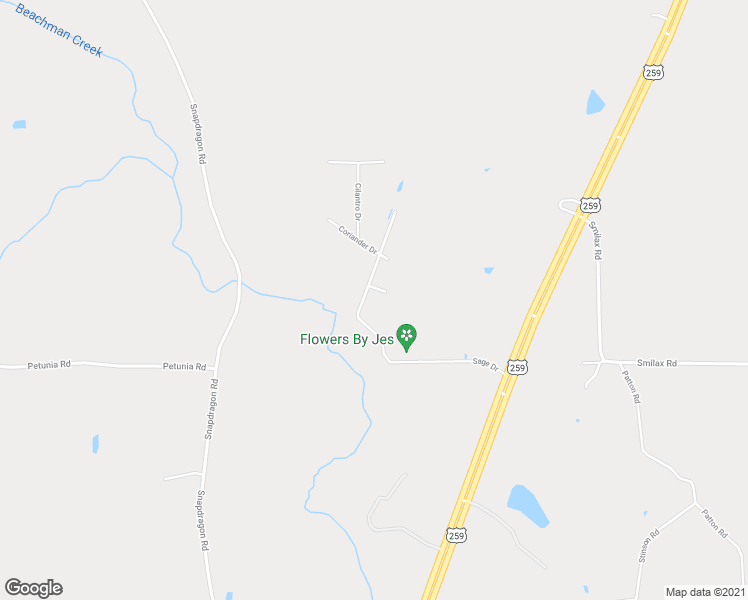 map of restaurants, bars, coffee shops, grocery stores, and more near 390 Sage Drive in Diana