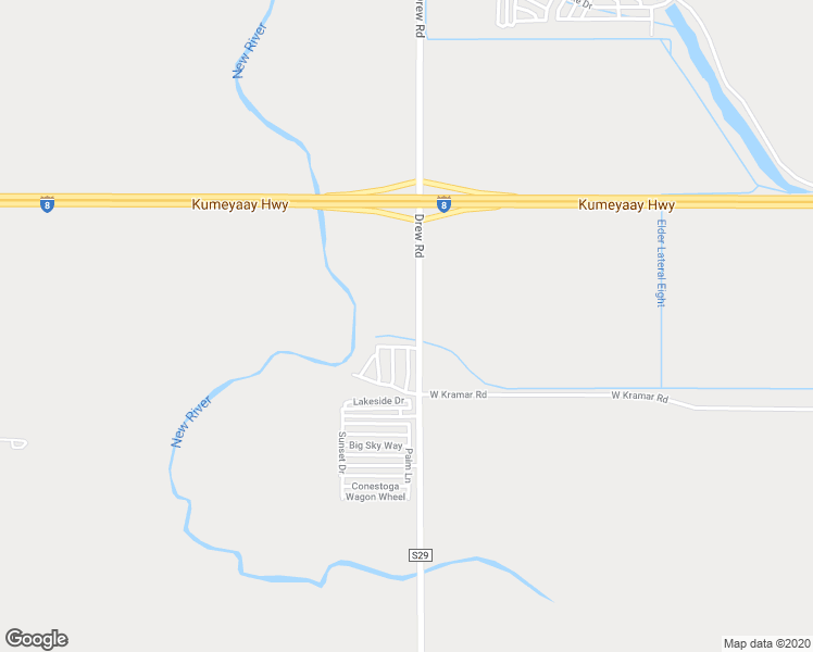 map of restaurants, bars, coffee shops, grocery stores, and more near 1621 Drew Road in El Centro