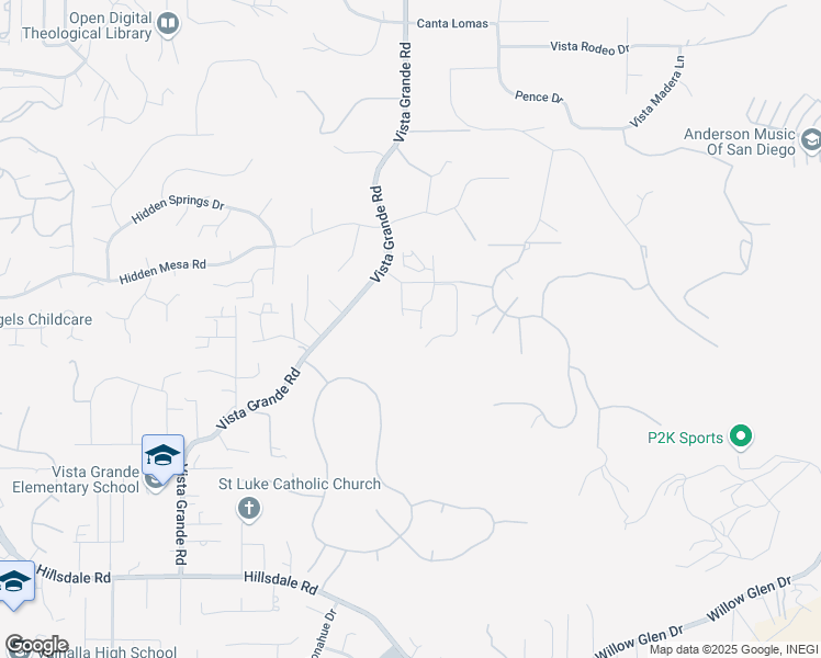 map of restaurants, bars, coffee shops, grocery stores, and more near 1475 Tina Court in El Cajon
