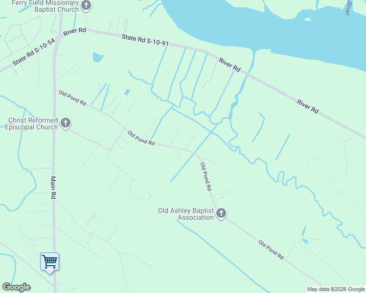 map of restaurants, bars, coffee shops, grocery stores, and more near 3418 State Road S-10-1632 in Johns Island