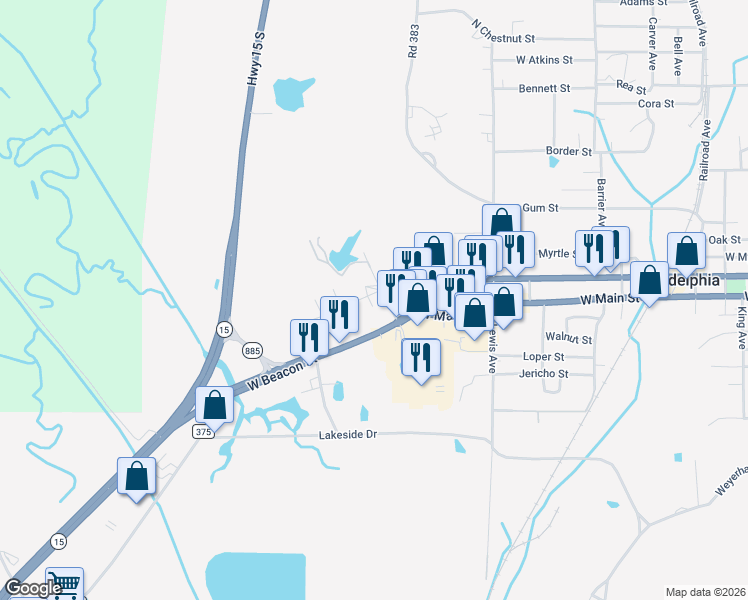 map of restaurants, bars, coffee shops, grocery stores, and more near 1000-1066 Ingram Street in Philadelphia