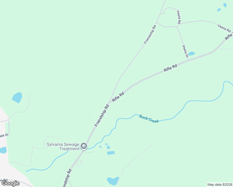 map of restaurants, bars, coffee shops, grocery stores, and more near 177 Rifle Road in Sylvania