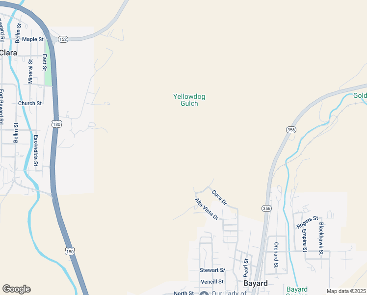 map of restaurants, bars, coffee shops, grocery stores, and more near in Bayard