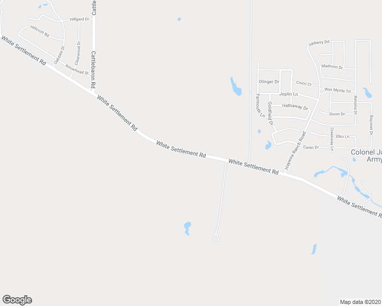 map of restaurants, bars, coffee shops, grocery stores, and more near 13132 White Settlement Road in Fort Worth