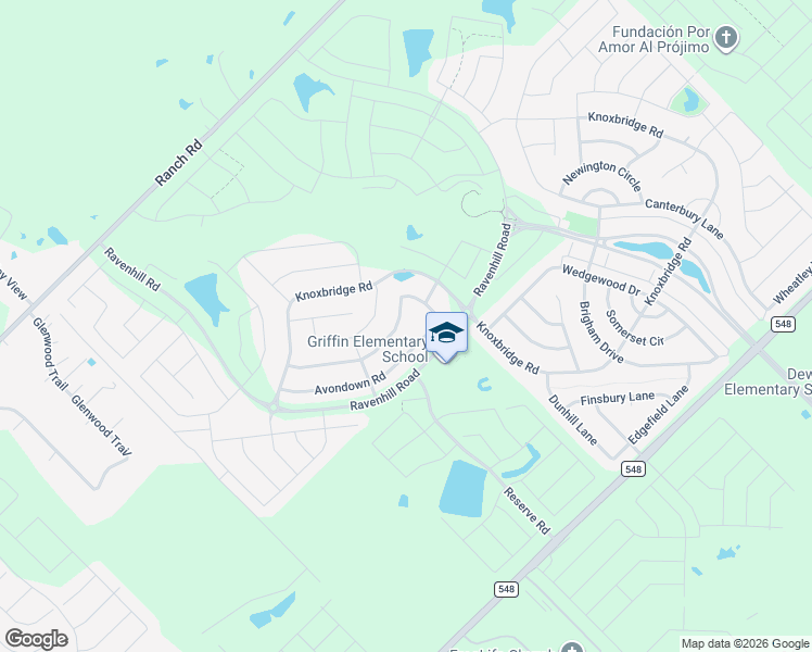 map of restaurants, bars, coffee shops, grocery stores, and more near 2008 Rosebury Lane in Forney