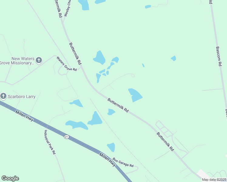 map of restaurants, bars, coffee shops, grocery stores, and more near 1300 Buttermilk Road in Sylvania