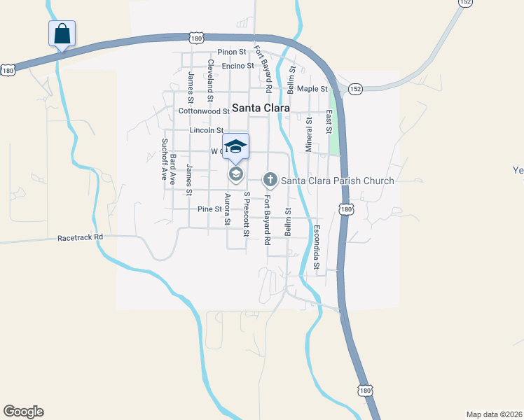 map of restaurants, bars, coffee shops, grocery stores, and more near 306 Bayard St in Santa Clara