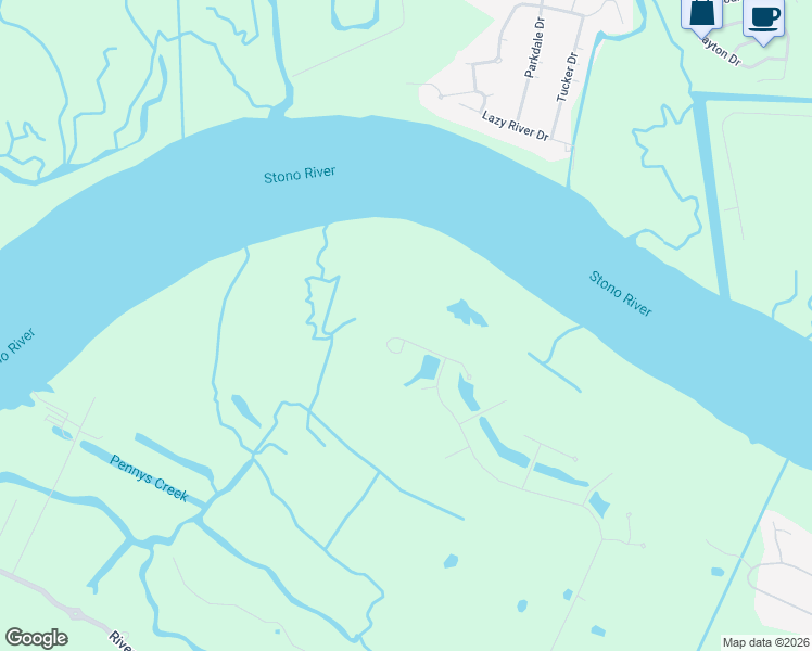 map of restaurants, bars, coffee shops, grocery stores, and more near 1148 McPherson Landing in Johns Island
