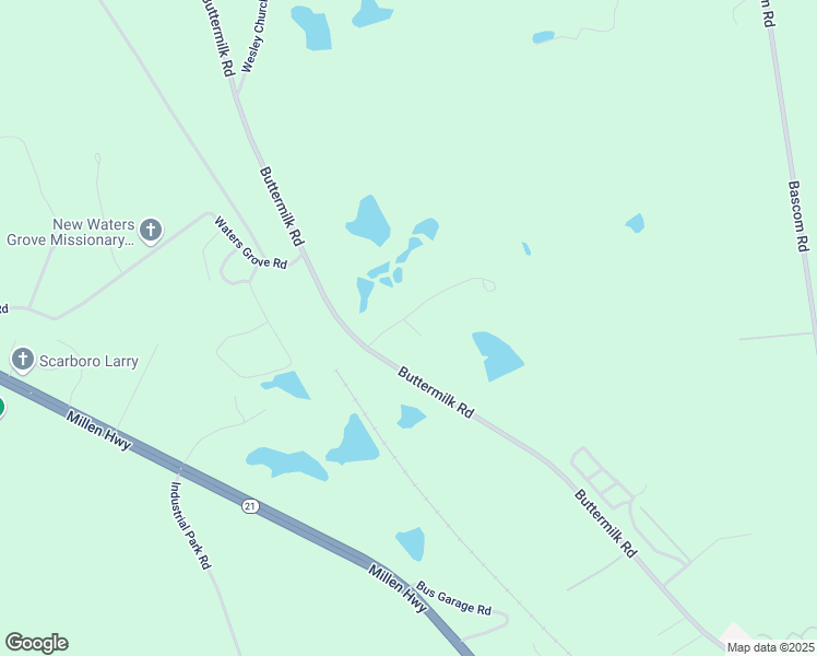 map of restaurants, bars, coffee shops, grocery stores, and more near 1300 Buttermilk Road in Sylvania
