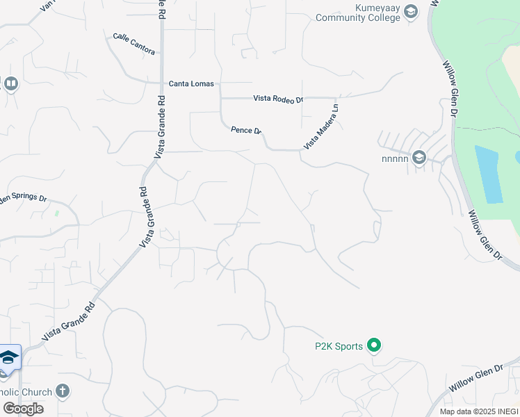 map of restaurants, bars, coffee shops, grocery stores, and more near 1351 Burris Drive in El Cajon