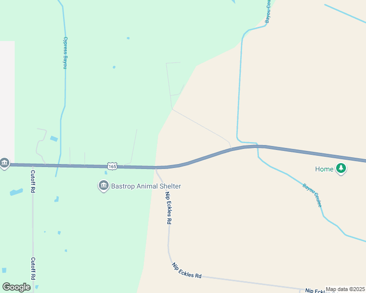 map of restaurants, bars, coffee shops, grocery stores, and more near Crest View Drive in Bastrop