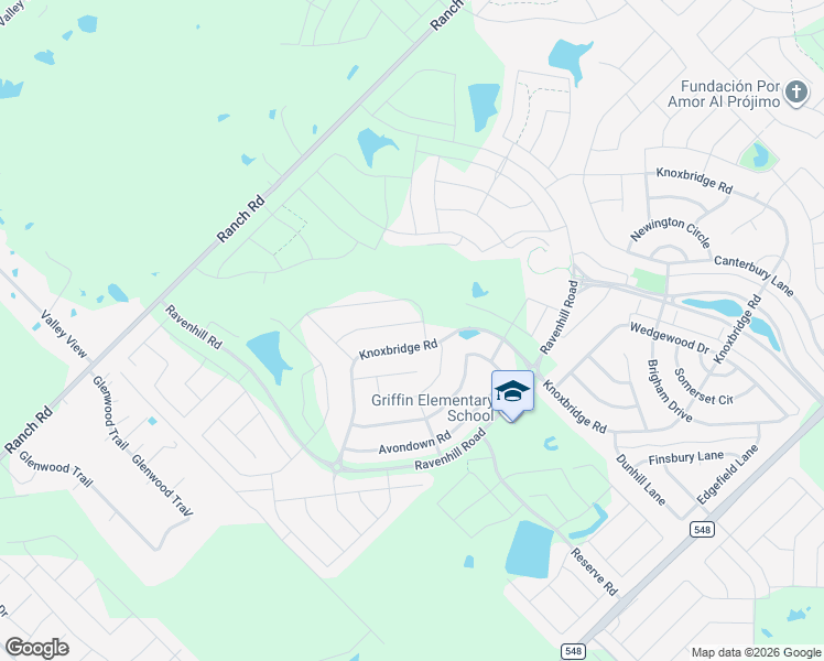 map of restaurants, bars, coffee shops, grocery stores, and more near 635 Claverton Lane in Forney