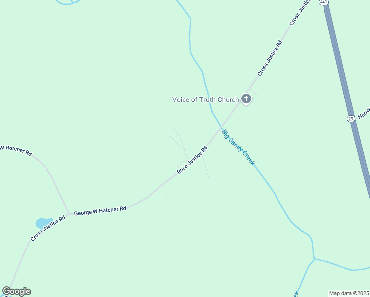 map of restaurants, bars, coffee shops, grocery stores, and more near 1112 Cross Justice Road in Irwinton