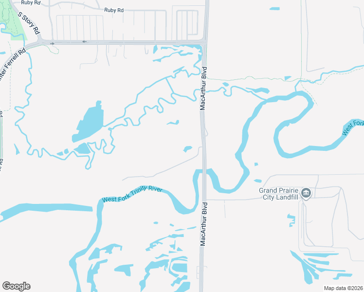 map of restaurants, bars, coffee shops, grocery stores, and more near 2051 Macarthur Boulevard in Grand Prairie