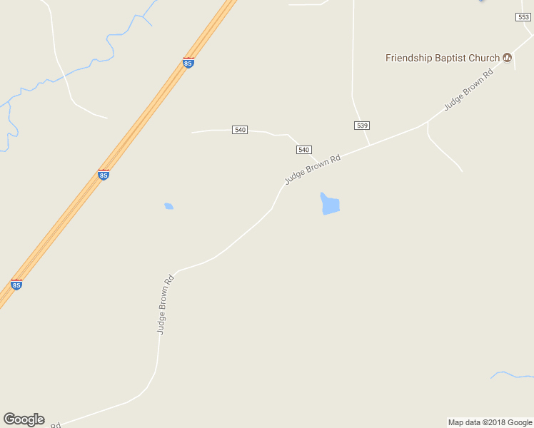 map of restaurants, bars, coffee shops, grocery stores, and more near 4543 Judge Brown Road in Valley