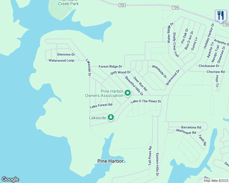 map of restaurants, bars, coffee shops, grocery stores, and more near 157 Wateridge Drive in Jefferson
