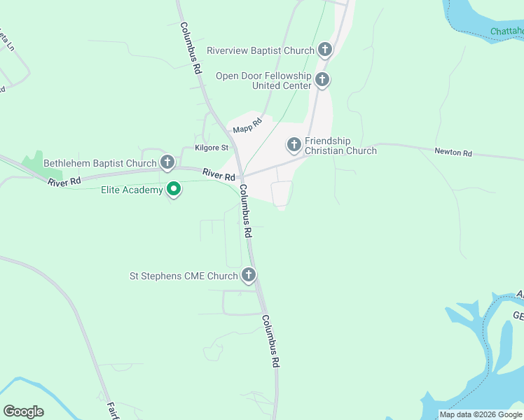 map of restaurants, bars, coffee shops, grocery stores, and more near 3016 Columbus Road in Valley